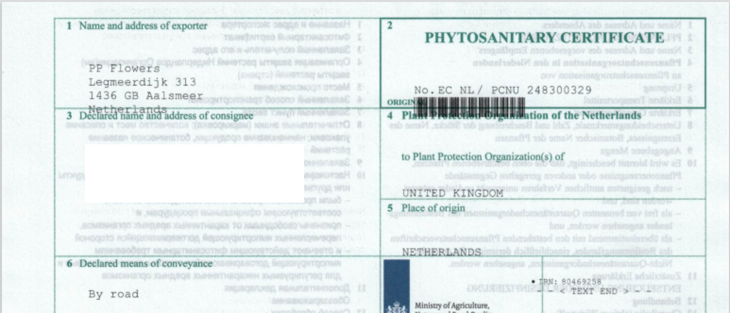 How to make a Phytosanitary certificate for plants