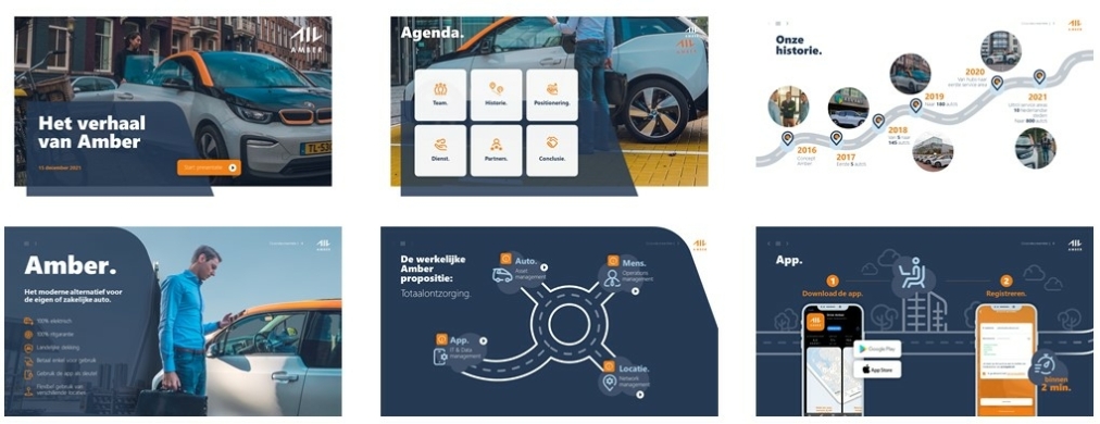 Amber - PowerPoint voorbeelden Amber - PowerPoint voorbeelden