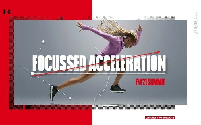 Inspirerende slide gemaakt voor Under Armour