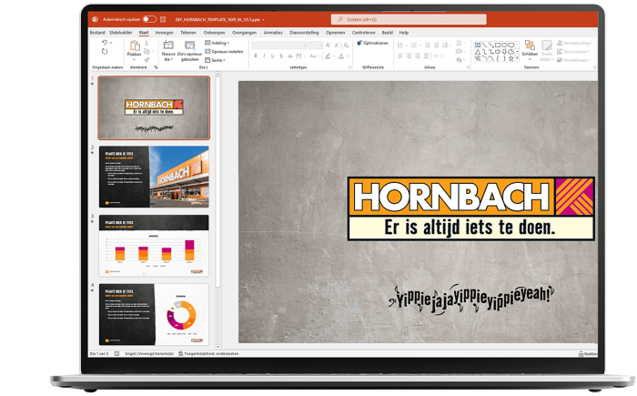 Powerpoint template laten maken - Alles in huisstijl
