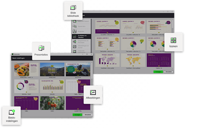 Slidebuilder tool voor PowerPoint