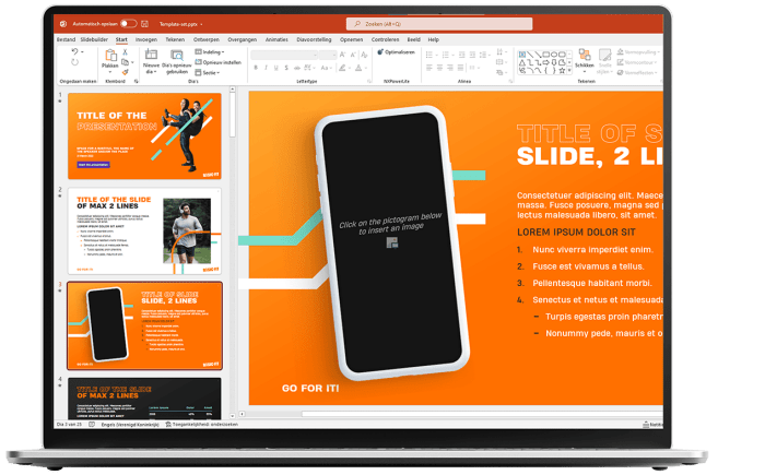 PowerPoint template laten maken voor altijd de juiste slides binnen de organisatie