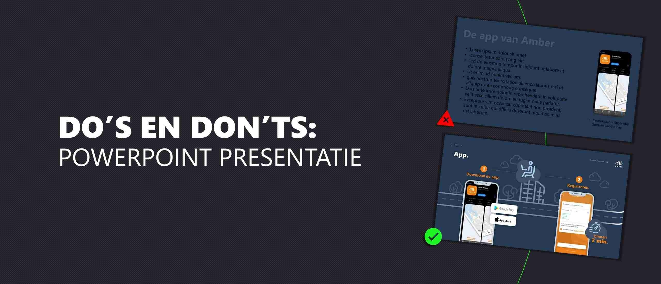 Do's en don'ts voor effectieve PowerPoint Presentaties