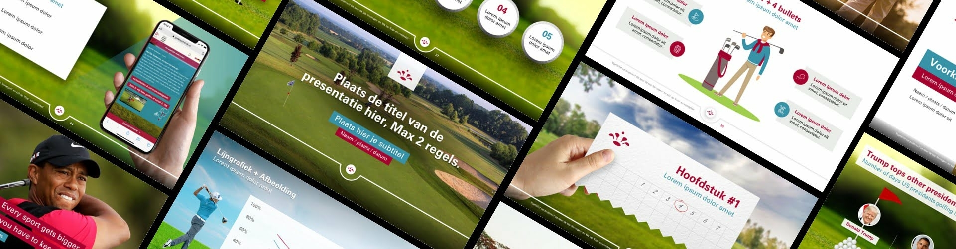PowerPoint plug-in Slidebuilder voor Het Rijk Golfbanen