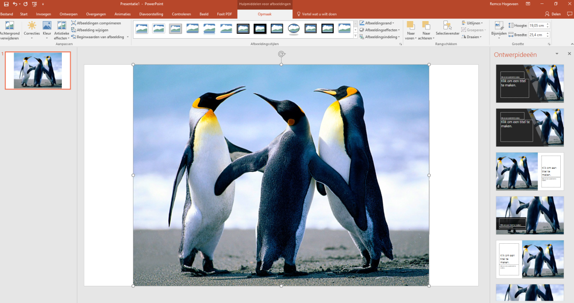 PowerPoint: Een afbeelding toevoegen aan je presentatie
