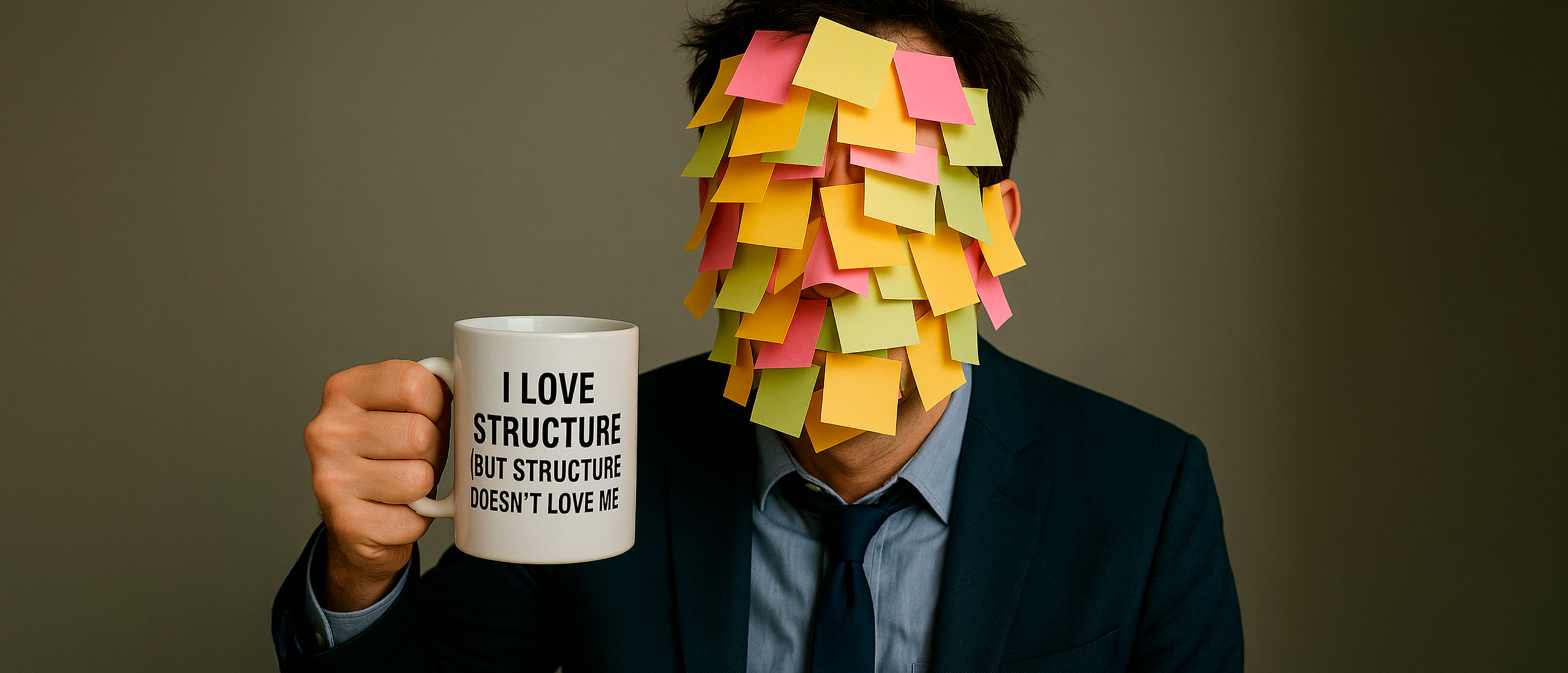 Victor Verbrande en de post-its