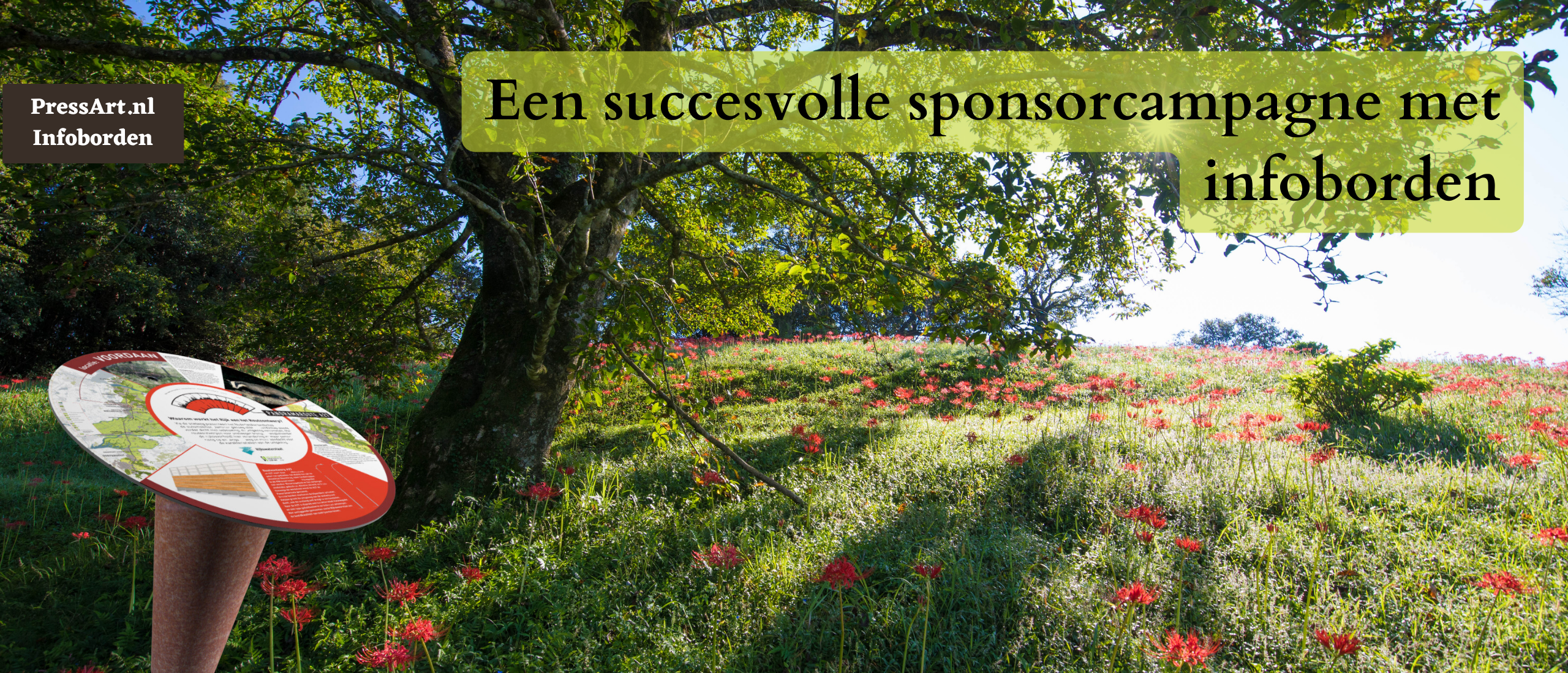Hoe maak je een succesvolle sponsorcampagne voor je boomgaard met infoborden