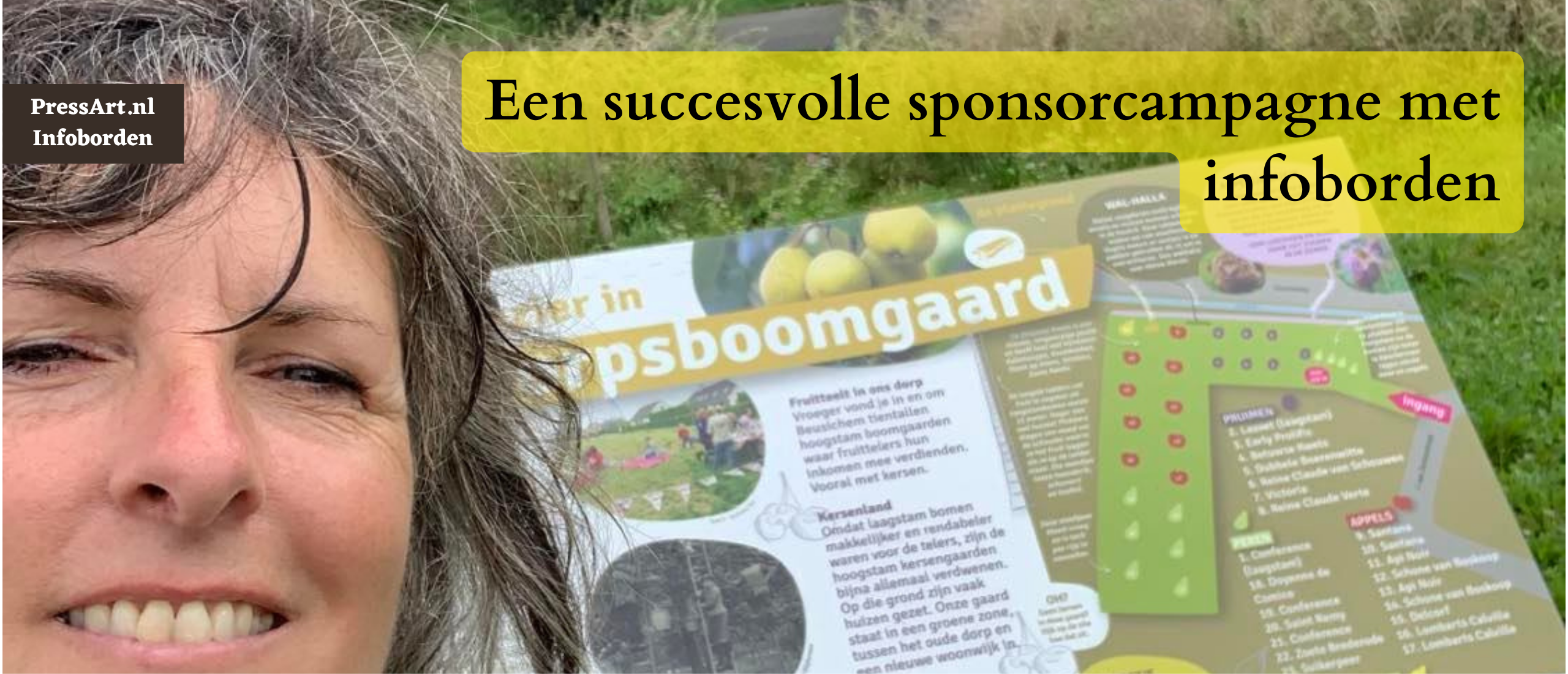Hoe maak je een succesvolle sponsorcampagne voor je boomgaard met infoborden