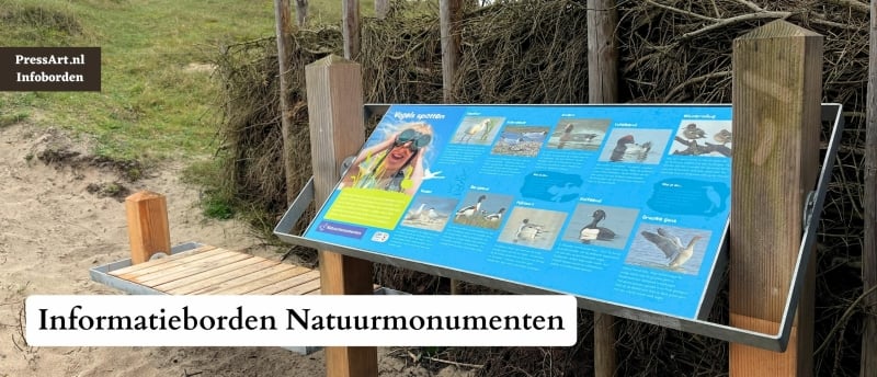 Informatieborden natuurmonumenten