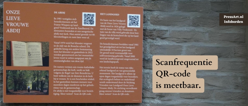 De gratis scan referentie van de PressArt-QR-code methode