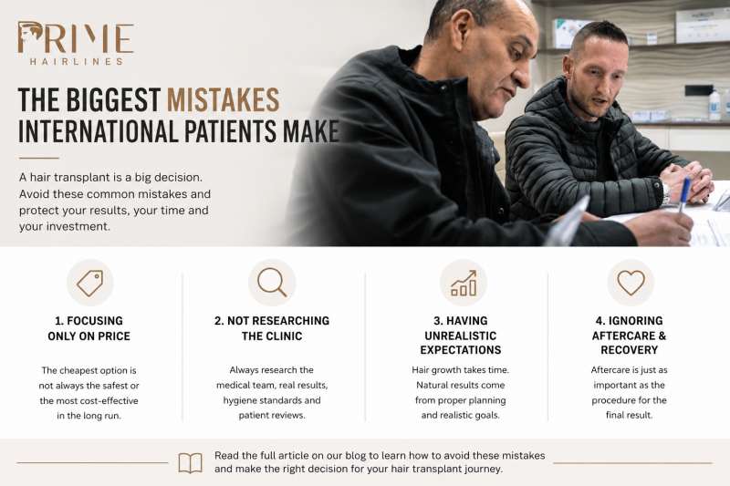 The Biggest Mistakes International Patients Make Before a Hair Transplant Abroad