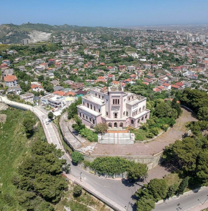 King Zog Villa in Durrës, Albania, overlooking the Adriatic Sea and featured in our Durrës City Guide as one of the city's most iconic landmarks.