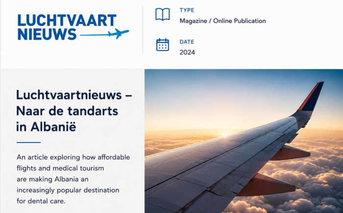 Luchtvaartnieuwnews featuring dental tourism in Albania and how affordable flights make treatment abroad more accessible.