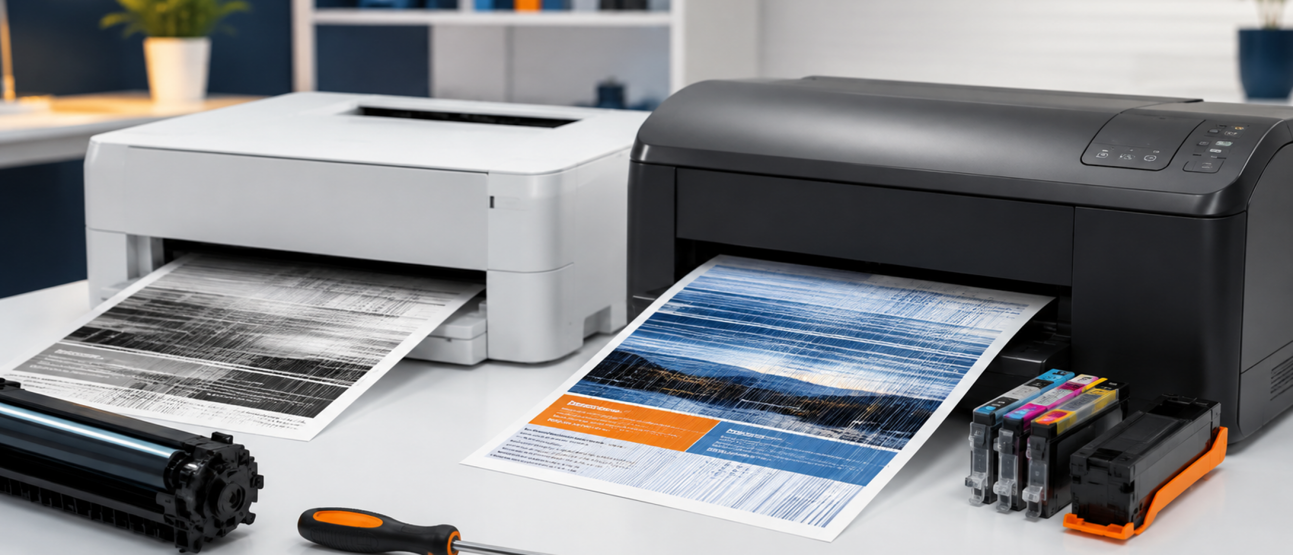 Printer maakt strepen? Oorzaken & oplossing per printertype
