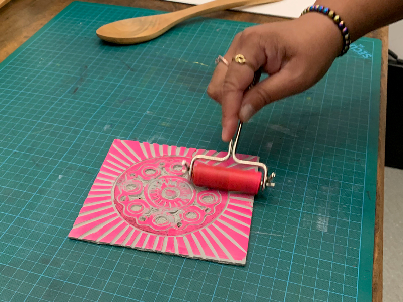 lino afdruk maken