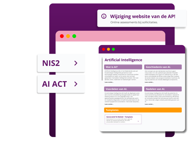 Updates Informatiebeveiliging en Privacy