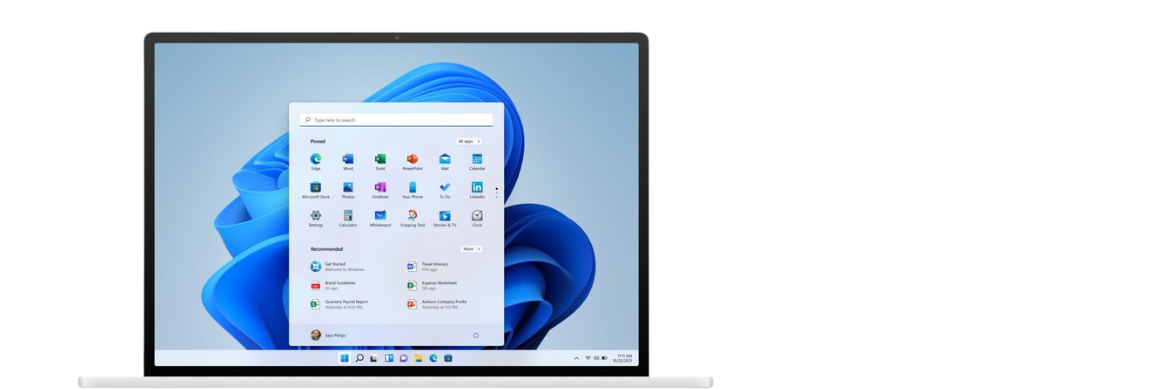Windows 11 laptop