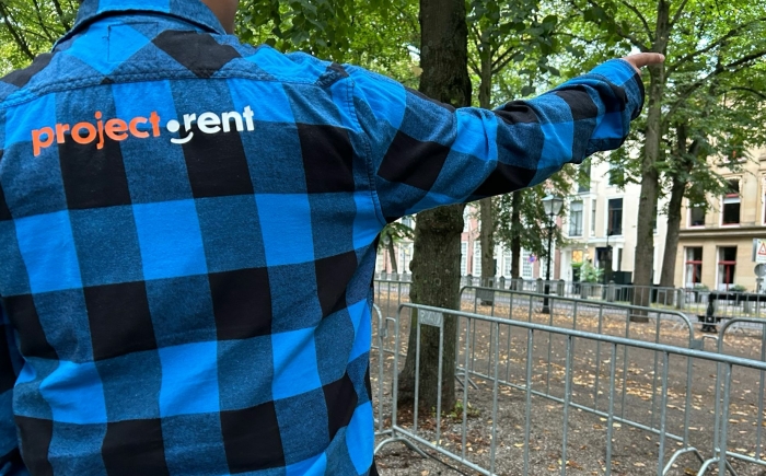 Projectrent aanwijzing op locatie installatie service stroomvoorziening