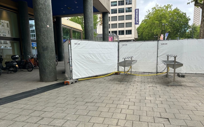 Wasbakken op festival Evenementen wasbak