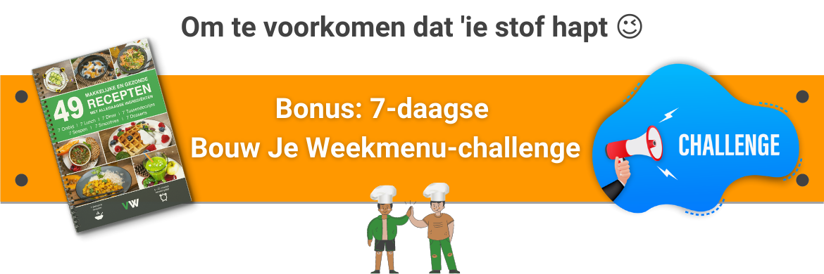 Bonus bij boek: bouw je weekmenu challenge