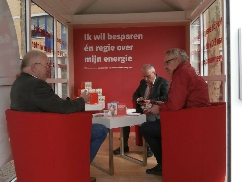 voorbeeld van een mobiele showroom