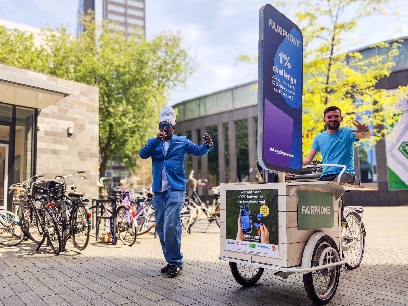 Hoe zet je een bakfiets en straatentertainment  in voor reclame en promotie