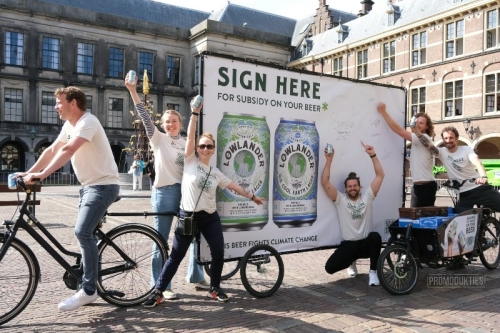 Lowlander reclame Fietsaanhanger XL Binnenhof