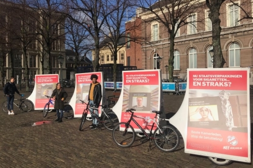 NEEderland Promobikes reclame fiets abri formaat