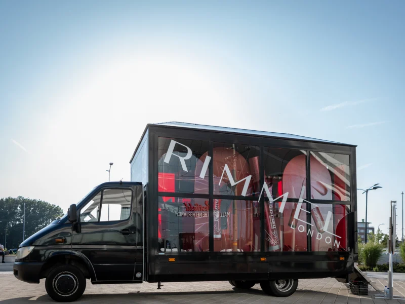 mobiele showroom rimmel