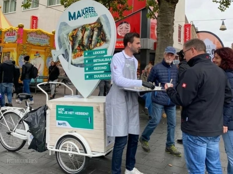 bakfiets met custom topboard