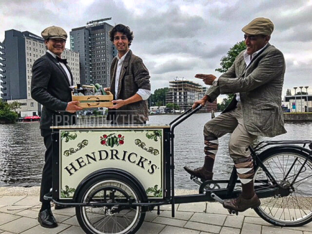 Voorbeeld van een reclame bakfiets