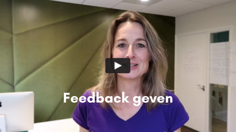 Feedback geven videotraining