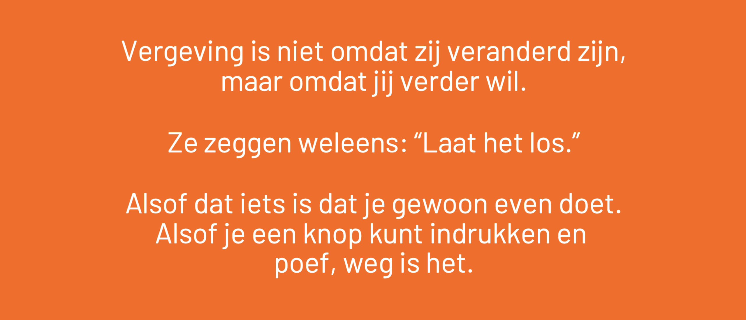 Blog vergeving