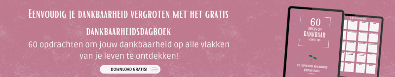 gratis dankbaarheidsdagboek