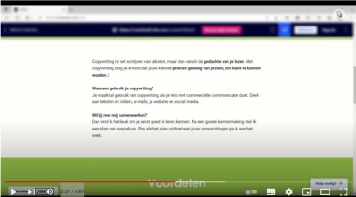 Hulp en advies teksten website