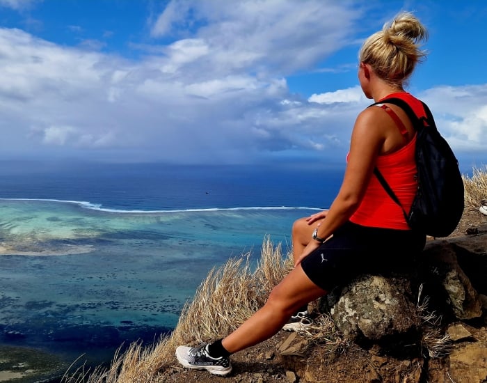 Sanne Veerman in Mauritius. Sanne Veerman in Mauritius.