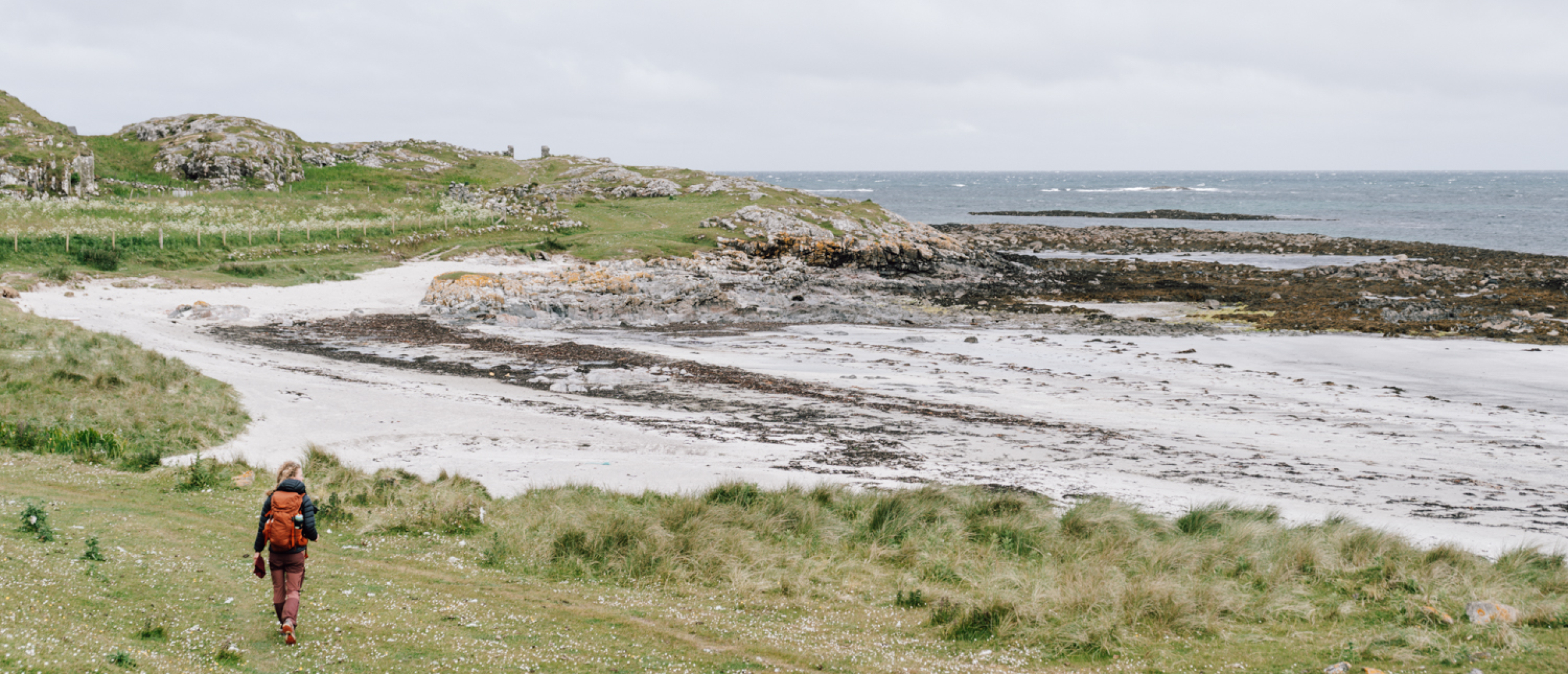 Wandelen op Tiree in Schotland