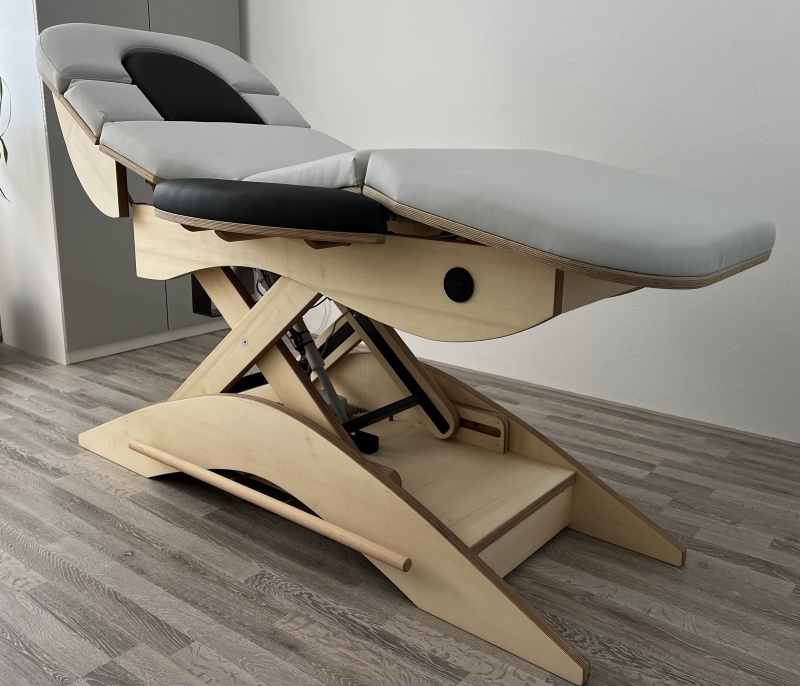 De Relax Sensation PRO massagetafel in de praktijkruimte van Momentum Massagetherapie