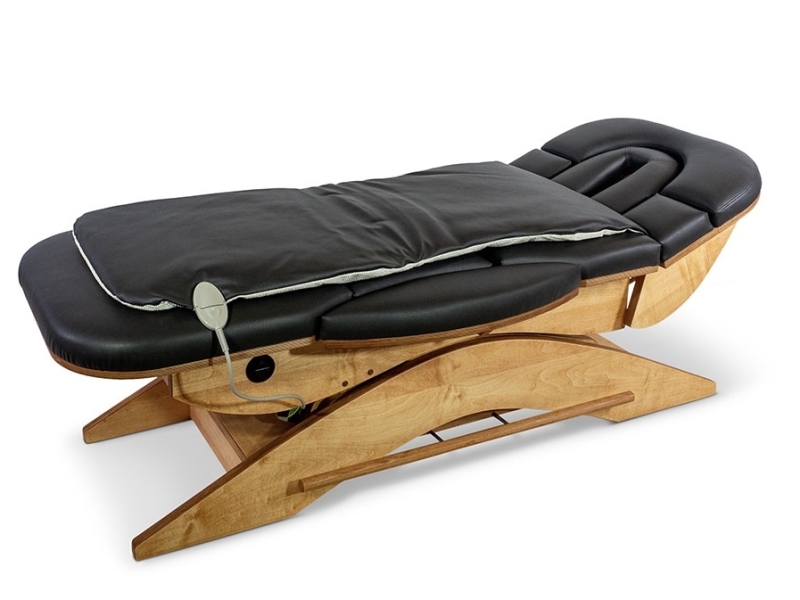 Ook gezellig warm op de Relax Sensation Massagetafel model Pro