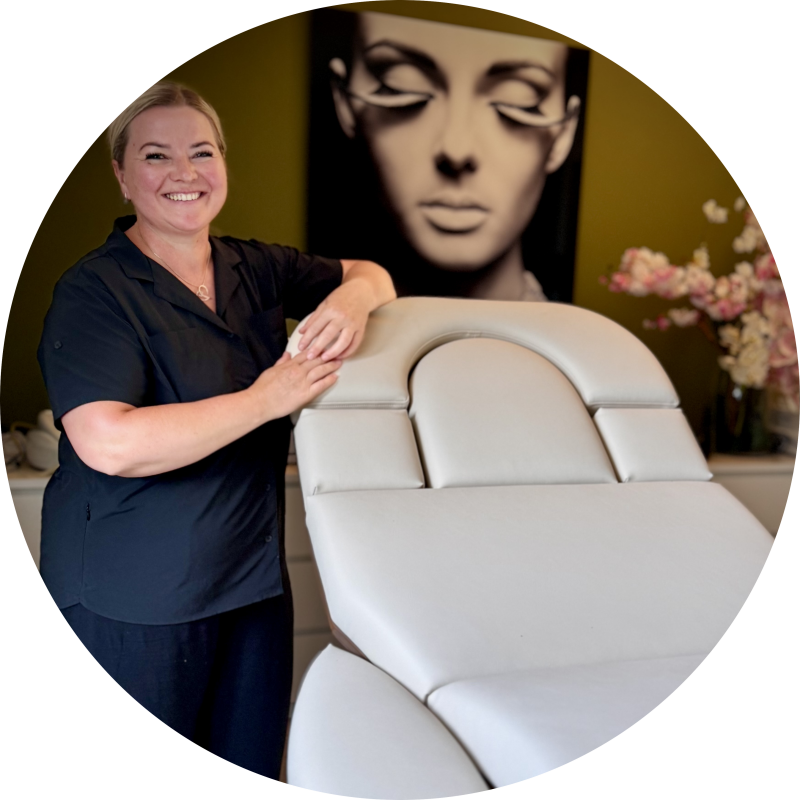 Natascha in haar Beautysalon