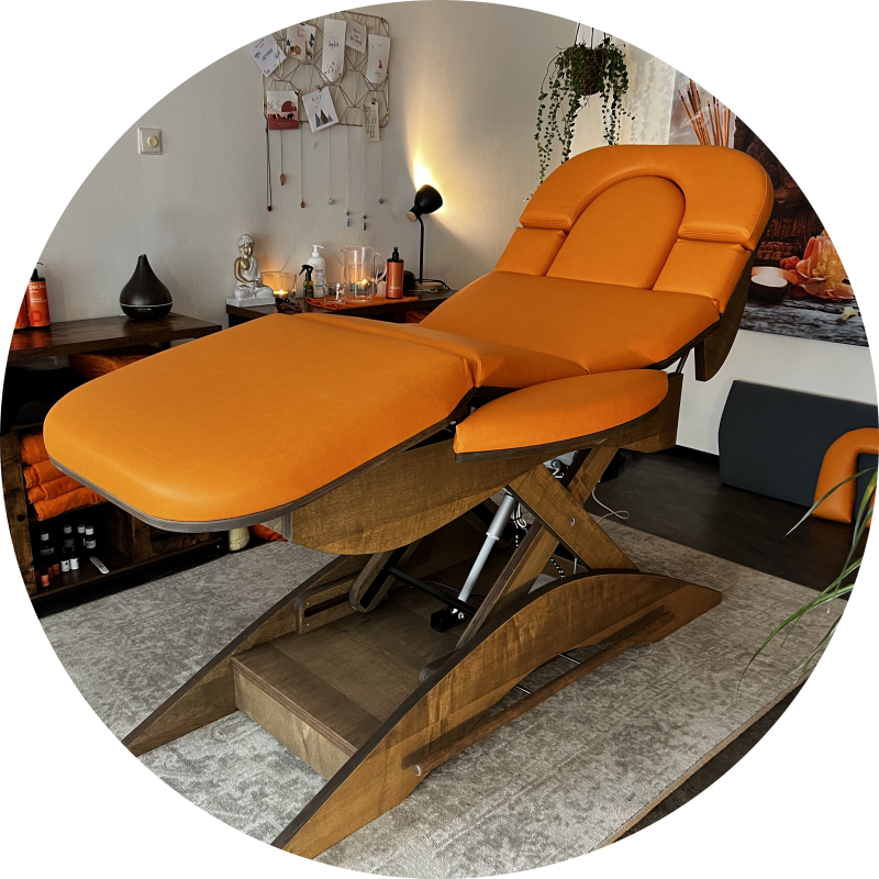 Relax Sensation PRO Baby Massagetafel in Walnoot en Mango