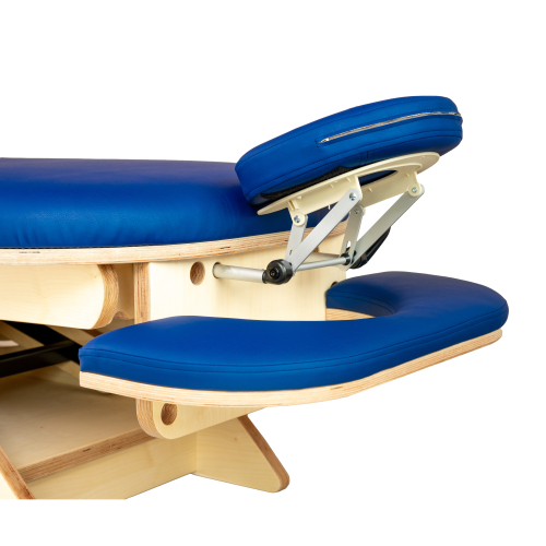 Relax Sensation Simplex behandeltafel in Royal Blue en Blank geolied hout
