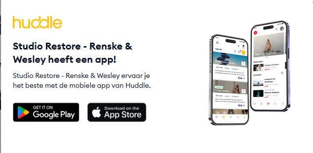 Studio Restore en Huddle app