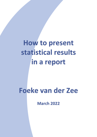 Reporting Statistical Results