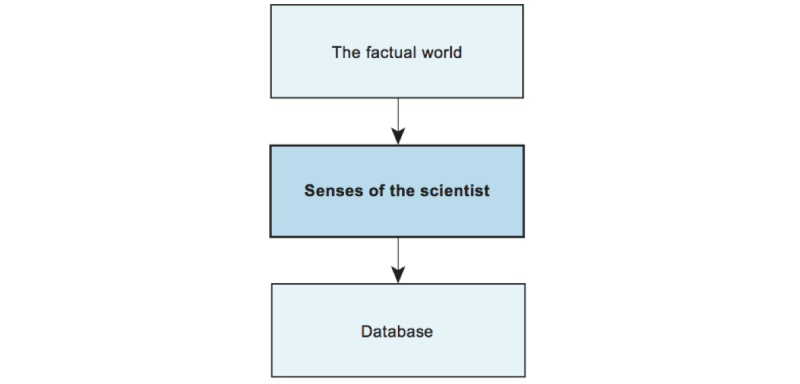 Observing in a diagram