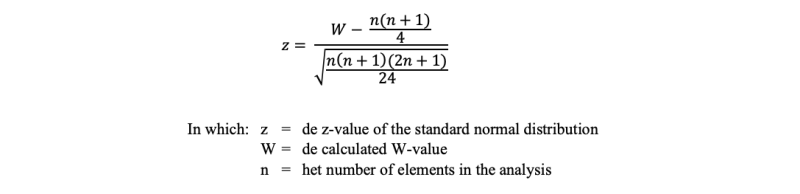 Wilcoxon test