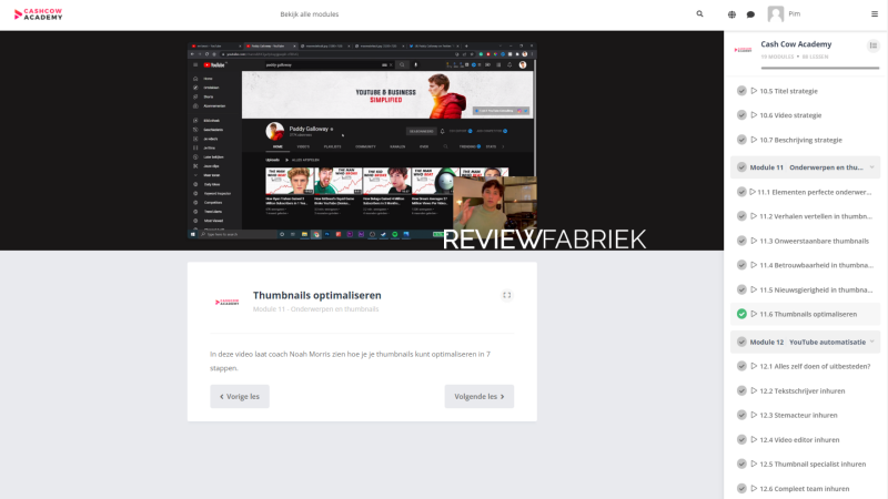 Cash Cow Academy Review Module 11