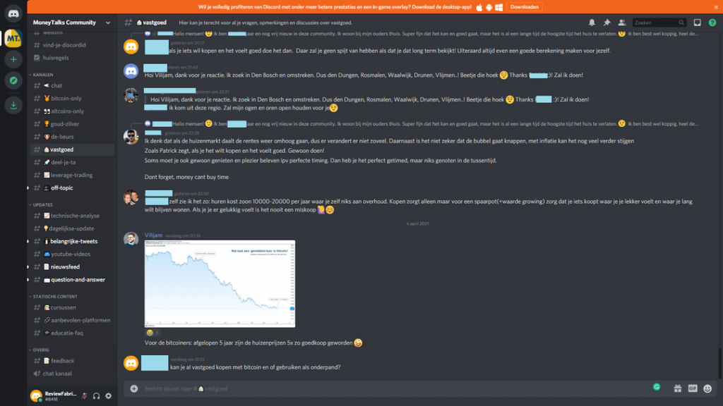 MoneyTalks Community review en ervaringen - Vastgoed