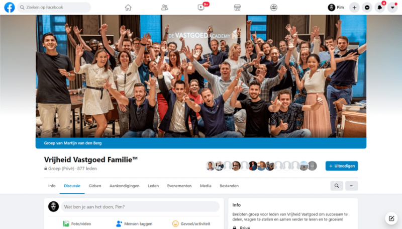 Vrijheid Vastgoed review - Vrijheid Vastgoed Family Facebookgroep