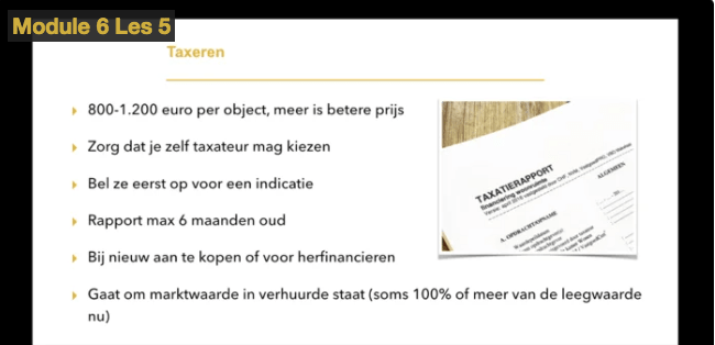 Vrijheid Vastgoed review - Taxeren